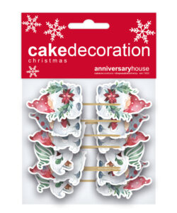 Anniversary house christmas gnome cupcake toppers pk/12 bij cake, bake & love 29