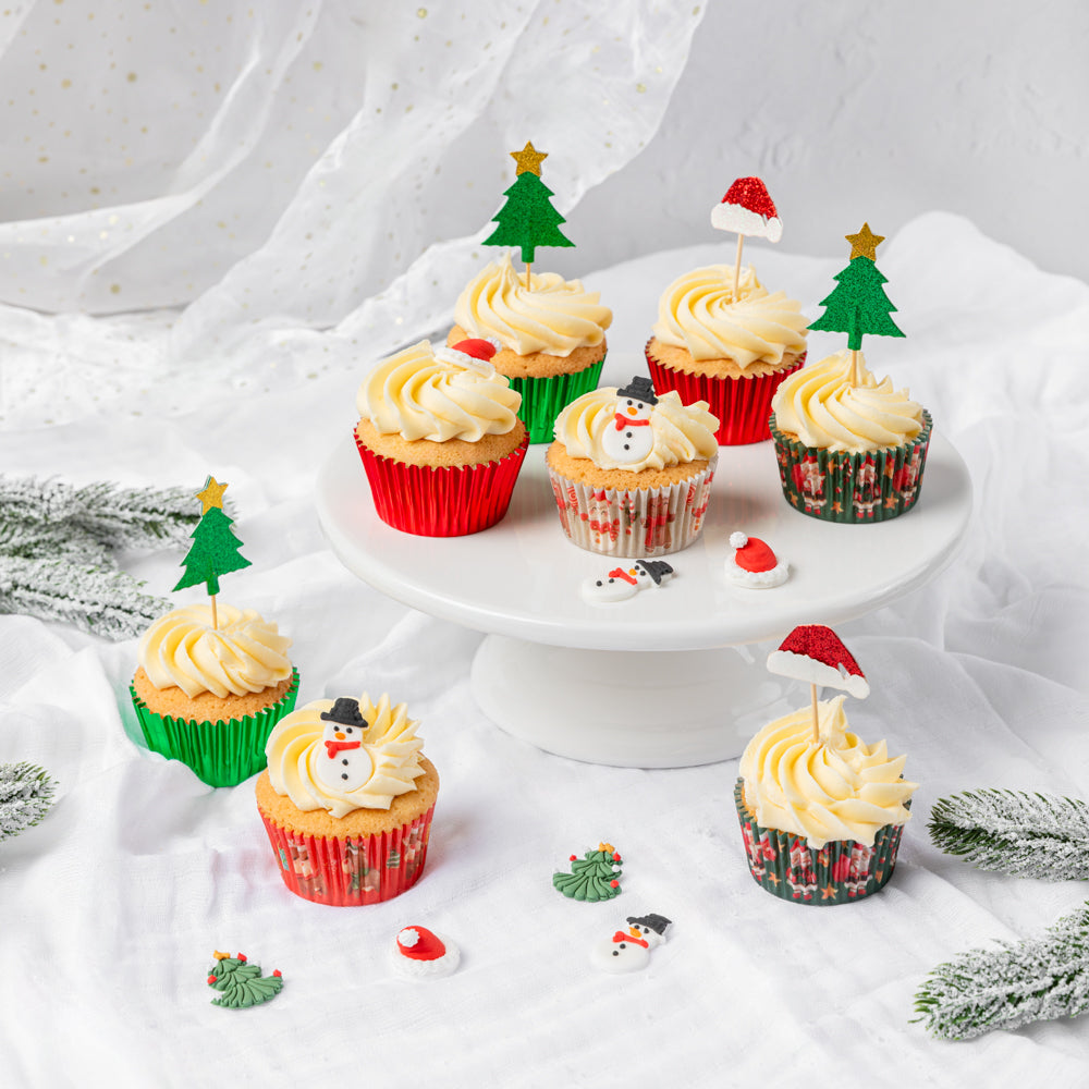 Anniversary house santa and friends baking cups pk/60 bij cake, bake & love 7 Anniversary house santa and friends baking cups pk/60 - afbeelding 3