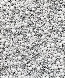 Sprinkley Sprinkles - Silver & White Mix 80 gram