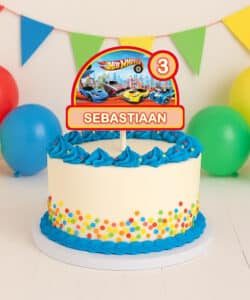 Gepersonaliseerde Taarttopper - Hot Wheels