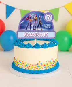 Gepersonaliseerde Taarttopper - KPop Demon Hunters versie 2