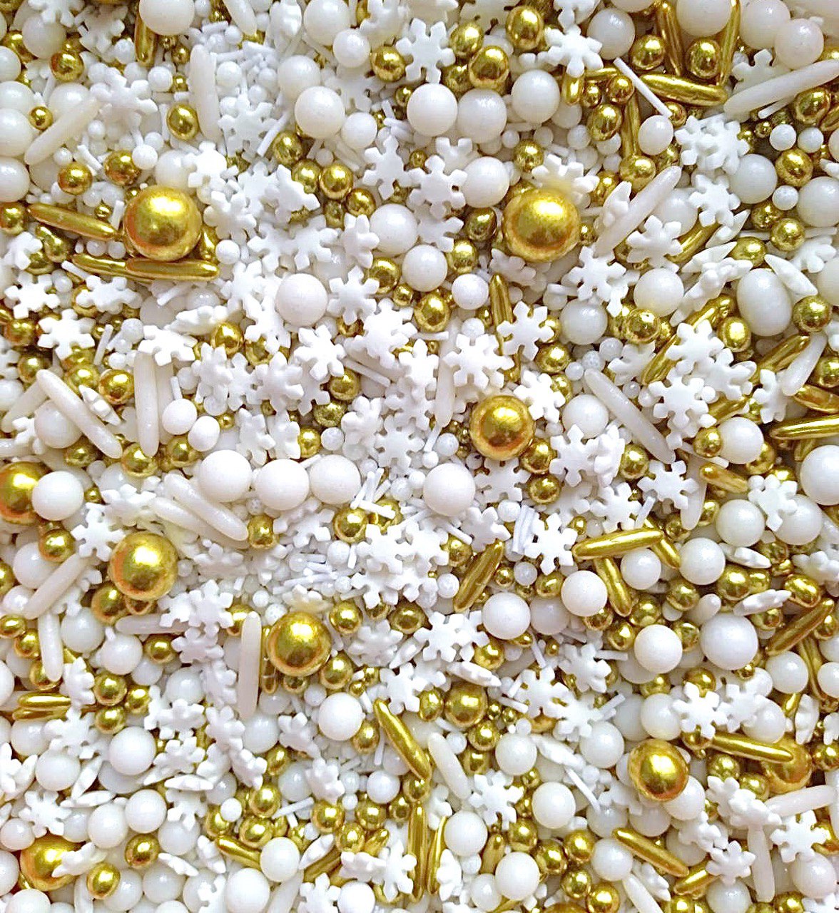 Sprinkley sprinkles - first snow mix 80 gram bij cake, bake & love 5 Sprinkley sprinkles - first snow mix 80 gram