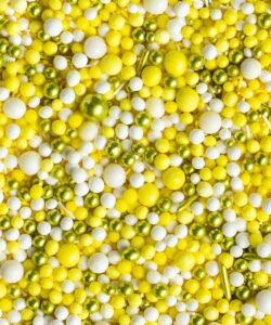 Sprinkley Sprinkles - Yellow & Gold Mix 80 gram