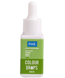 PME Colour Drops Green - Voedselkleurstof op Oliebasis 20 ml