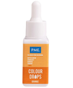 PME Colour Drops Orange - Voedselkleurstof op Oliebasis 20 ml