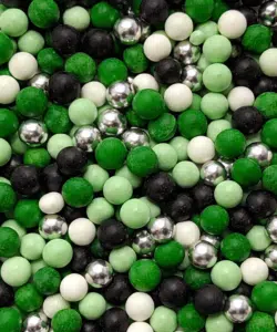 Sprinkley Sprinkles - Voetbal Parel Mix 10 mm 80 gram