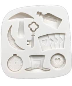 Siliconen mal Alice in Wonderland