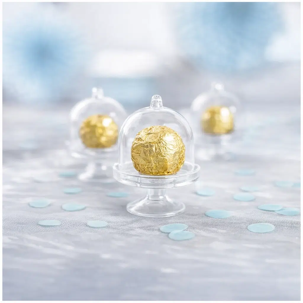 Mini bonbon/macaron stolpjes 5,5 x 7,5 cm - 3 stuks bij cake, bake & love 4 Mini bonbon/macaron stolpjes 5,5 x 7,5 cm - 3 stuks - afbeelding 2