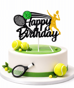 Caketopper Happy Birthday Tennis