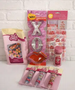 Valentijn XOXO Koekjes met Choco Writers Pakket