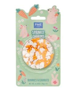 PME Sprinkle Charms Konijntjes en Wortels 25 gram