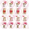 Eetbare cupcakeprint valentijn beertjes - 24 cupcake rondjes bij cake, bake & love 4 Eetbare cupcakeprint valentijn beertjes - 24 cupcake rondjes bij cake, bake & love 3