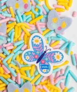 Alternative view of PME Sprinkles Pastel Vlinders 57 gram