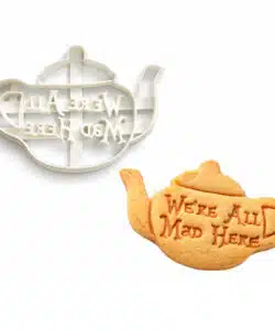 Uitsteker met Impressie "We are all mad here" theepot