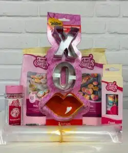 Valentijn XOXO Koekjes Royal Icing Pakket