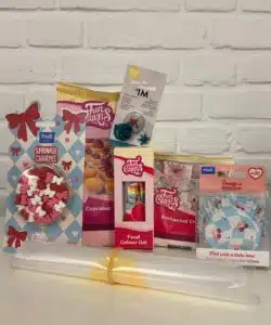 Valentijn Cupcakes Vintage Cherries & Bows pakket