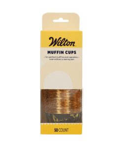Wilton Muffin Cups Marmer Zwart set/50