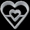 Städter koekjesuitsteker hart in hart 4 cm bij cake, bake & love 2 Städter koekjesuitsteker hart in hart 4 cm bij cake, bake & love 1
