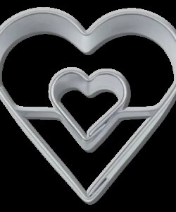 Städter Koekjesuitsteker Hart in Hart 4 cm