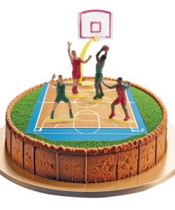 Dekora basketbal en basket taartset bij cake, bake & love 10