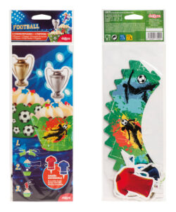 Alternative view of Dekora Voetbal Cupcake Wrappers + Prikkes set/12