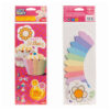 Dekora flower power cupcake wrappers + prikkes set/12 bij cake, bake & love 4 Dekora flower power cupcake wrappers + prikkes set/12 bij cake, bake & love 3