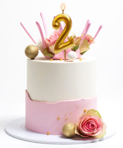 Dekora gold comic birthday candle - 2 bij cake, bake & love 10