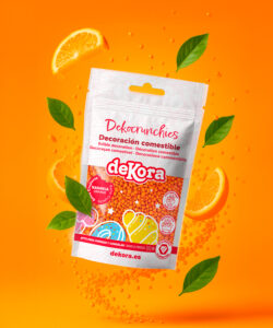 Dekora Dekocrunchies Sinaasappel 100 gram