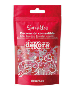 Dekora Sprinkle Mix Hollow Hearts 100 gram