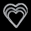 Städter koekjesuitsteker set hart 4/5/6 cm bij cake, bake & love 2 Städter koekjesuitsteker set hart 4/5/6 cm bij cake, bake & love 1