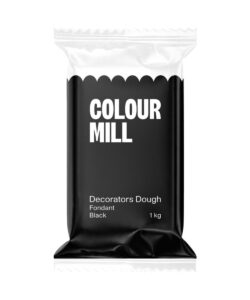 Colour Mill Fondant Decorators Dough Zwart 1kg
