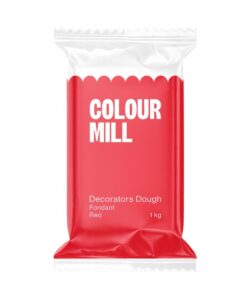 Colour Mill Fondant Decorators Dough Rood 1kg