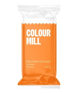 Colour Mill Fondant Decorators Dough Oranje 250g