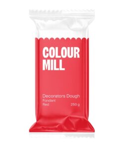 Colour Mill Fondant Decorators Dough Rood 250g