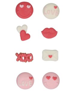 Funcakes suikerdecoraties love set/8 bij cake, bake & love 7