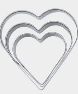 Städter Koekjesuitsteker set Hart 4/5/6 cm
