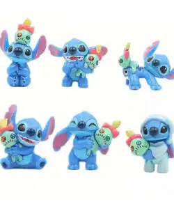 Plastic decoratieset Stitch 6 stuks