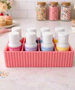 Colour mill kleurstof organizer bij cake, bake & love 5