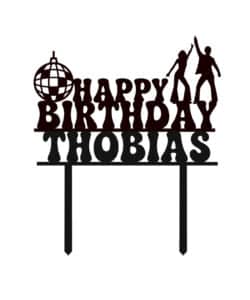 Gepersonaliseerde Taarttopper Disco