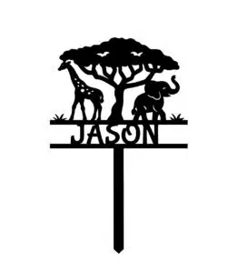 Gepersonaliseerde Taarttopper Jungle