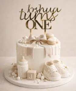 Gepersonaliseerde Taarttopper Turns One