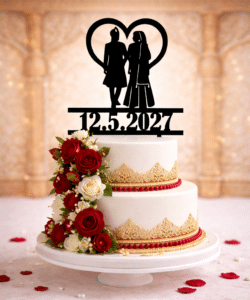 Alternative view of Gepersonaliseerde Taarttopper Hindu Wedding