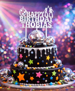 Alternative view of Gepersonaliseerde Taarttopper Disco