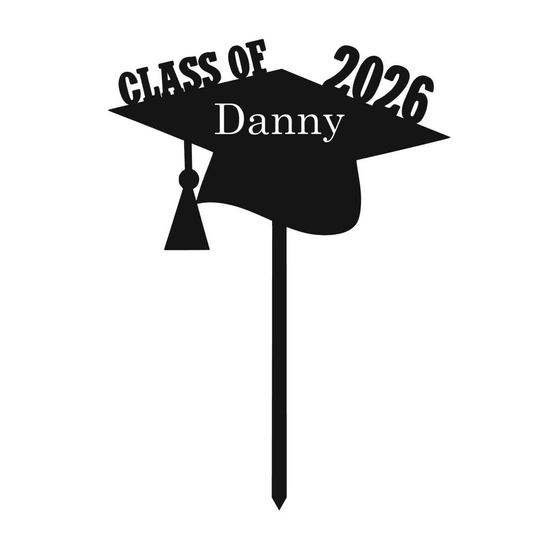 Gepersonaliseerde taarttopper geslaagd - class of 2026 bij cake, bake & love 3 Gepersonaliseerde taarttopper geslaagd - class of 2026