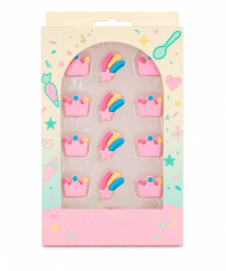 Azucren Suikerdecoratie Kroon, Prinses en Suikerregenboog pk/15