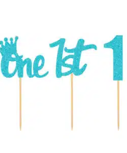 Cupcake Prikkers First Birthday Boy pk/12