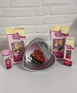 Moederdag hartjes taart pakket