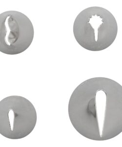 Wilton decorating tip ruffles #86, #100, #102, #125 set/4 bij cake, bake & love 8