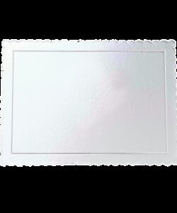 Azucren Gekarteld Board Rechthoek Zilver 25 x 35 cm