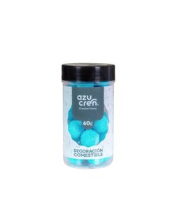 Alternative view of Azucren Baby Turquoise Glitter Parels 60 gram